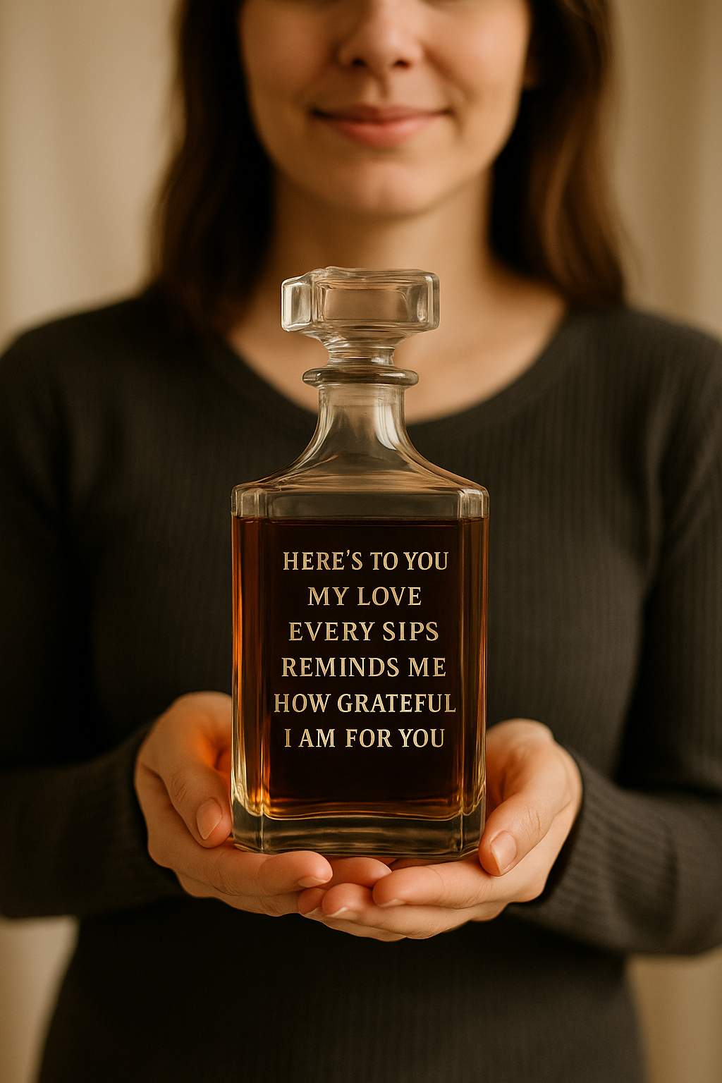 His Name, His Legacy, His Pride | Personalized Decanter Set