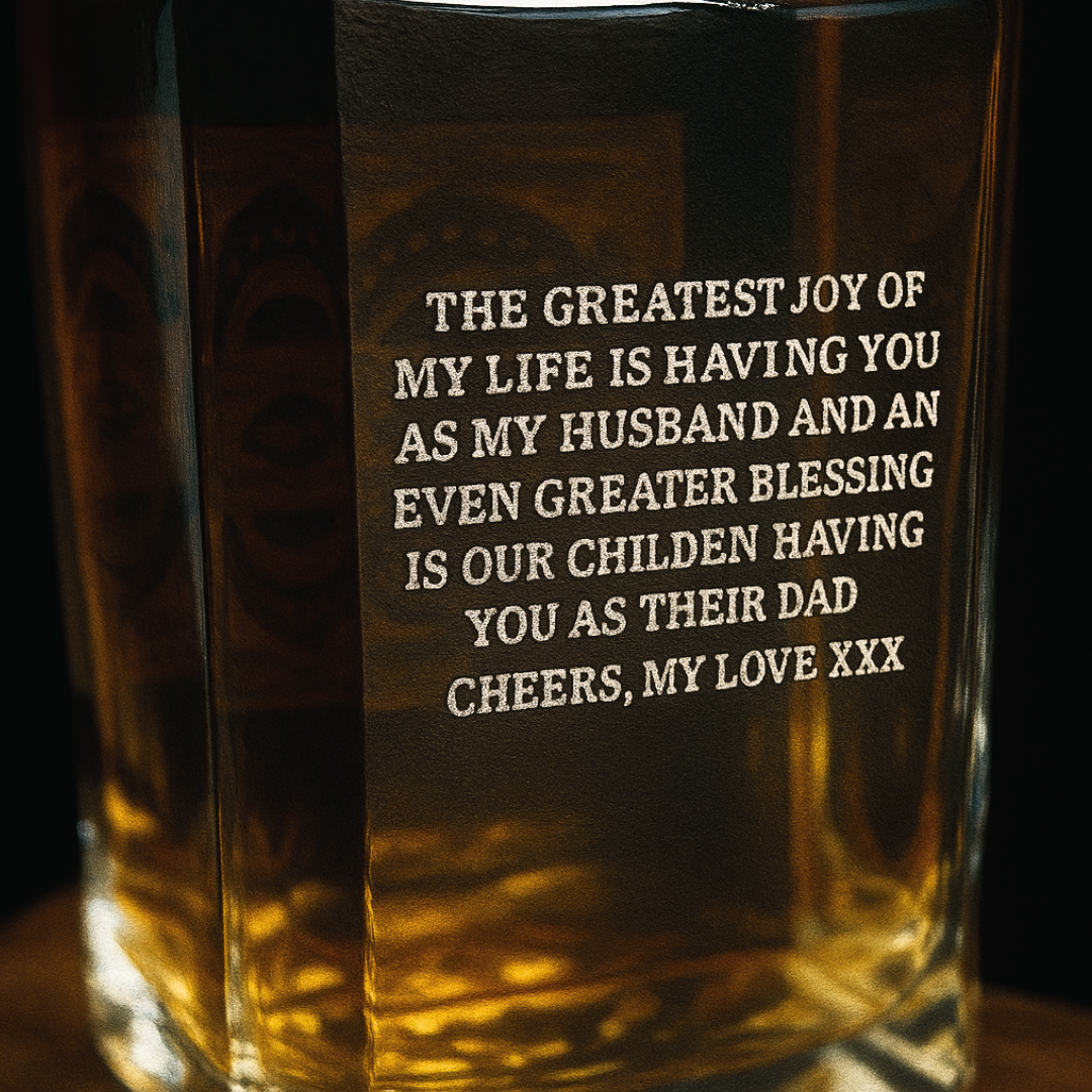 His Name, His Legacy, His Pride | Personalized Decanter Set